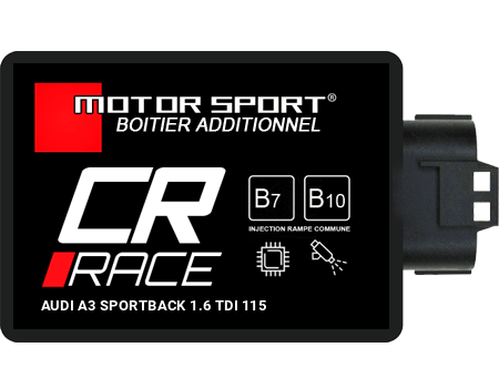 Boitier additionnel Audi A3 Sportback 1.6 TDI 115 - CR RACE