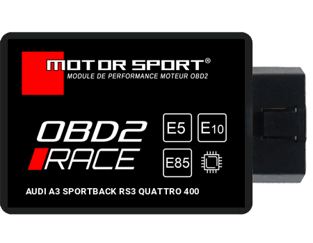 Boitier additionnel Audi A3 Sportback RS3 QUATTRO 400 - OBD2 RACE