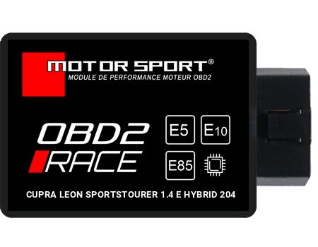 Boitier additionnel Cupra Leon Sportstourer 1.4 E HYBRID 204 - OBD2 RACE